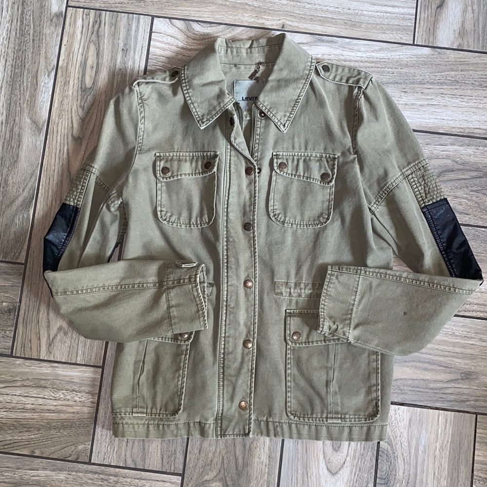 Levi Green Denim Jacket